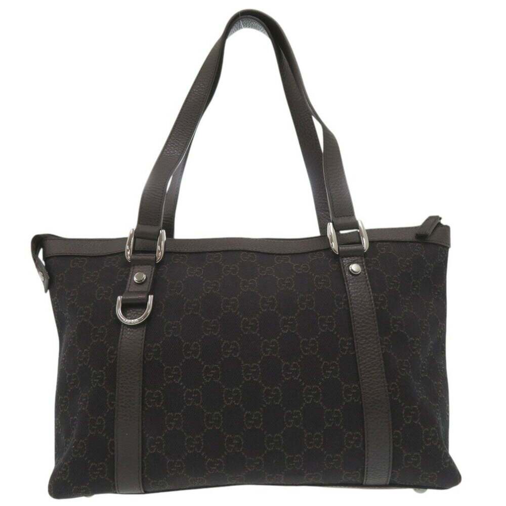 GUCCI Brown Leather Tote Bag - Picture 2 of 10